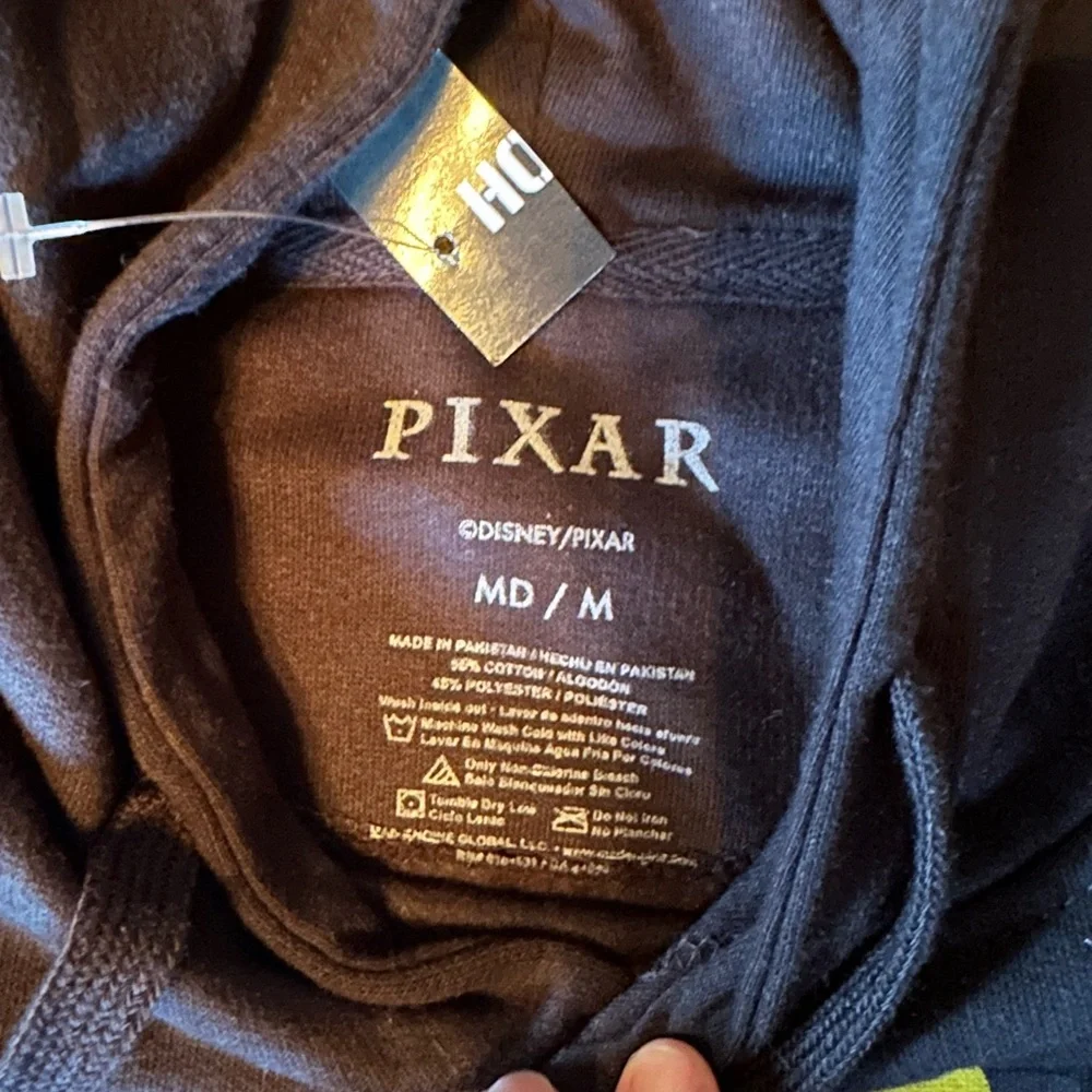 Hot Topic Black and Yellow Wall-E Hoodie - Picture 6 of 7